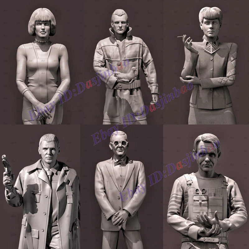 Killer Pris Roy Rachael 1/8 1/6 Figure 3D Print Model Kit Unpainted Unassembled Model