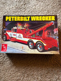 Vintage AMT ERTL Peterbilt Wrecker RARE Red 1/43 Scale Model Kit - Open Box Model