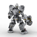 YOUFOY?Game Role Reinhardt Tank Hero Model 1307 Pieces Building Kit Set Model