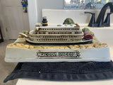 Delta Queen Riverboat Collectible Figurine Model Souvenir Display Piece Decor Model