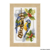 Vervaco Miniature counted cross stitch kit Four seasons kit of 4, DIY Model