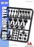 for MG 1/100 RG HG 1/144 Resin FAG Figure Ball Joint Part Set Mobility Action up Model