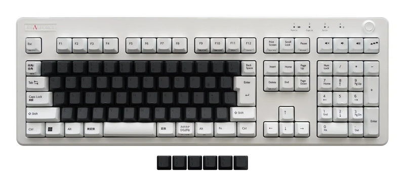 Keycap Set For REALFORCE R3 R3S Keyboard Dark Gray Japanese Layout Kana-less Model