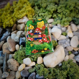 Mario keycap, custom keycap, mario artisan keycap, Keycap Handmade Model