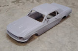 3D Printed 1/25 1968 Ford Mustang Coupe Hardtop Notchback Body Only Model