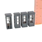 O Scale | Telephone Booths | Whistle Stop Models | 1/48 Model