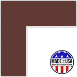 ArtToFrames Custom Red Maroon Picture Photo Frame Mat Matting Board SM Model