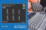 WULA 1/200 US Navy Warship General Fire Extinguisher Set 3D Resin Parts (60pcs) Model