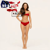 Exclusive Custom PHICEN 1/6 Brown Hair Suntan Female L Bust Seamless Figure Set Model
