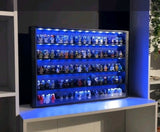 Figurine Display Case Suits Lego -LED lighting Wall Mountable Sliding Doors Lego Model