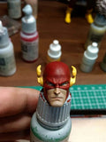 1/12 Painted Anime The Flash Barry Allen Head Carved Fit 6'' Action Figure Model