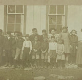 Percival school Vintage Studio Photograph on Board Model