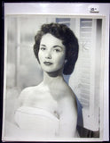 Vintage Jennifer Jones Hollywood Actress B&W Photograph - Back board 8x11 Model