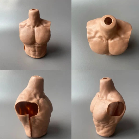 1/6 Muscle Figure body wrapped rubber DIY weight gain  For 12" doll toys Model Model