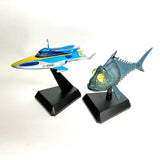 Konami SF Movie Selection SF Vehicle Mini Model Stingray & Mechanical Fish Set Model
