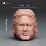 1/6 Head Model Hongjinbao White Model for 12 inch Action Figures Body Model