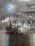 Photo On Board Pob Asian And American 13.5¡±x 16.5¡± Meiji Era? 1862-1912 Ephemera Model