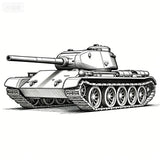 MRY-SFW SS882 1/87 Soviet T-44 Medium Tank Military Model Kit Model