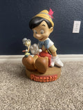 Vintage 90s Disney Pinocchio Jiminy Cricket Big Fig Display Figure 18" Statue Model