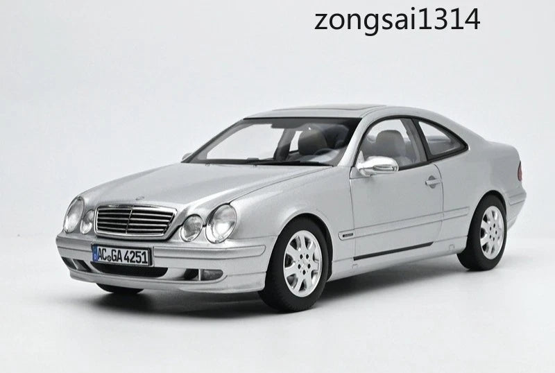 NOREV 1/18 Mercedes Benz C208 CLK 2000 Silver Diecast Car Model 183335 Model