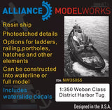 1/350 Woban Class District Harbor Tug Boat (Resin ship ) Model Kits NW35055 Model