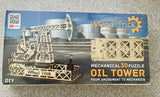 Wood Trick Oil Tower Mechanical Wooden 3D Puzzle Model Assembly DIY Kit NIP Model