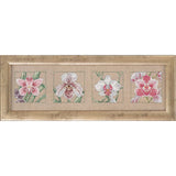Permin counted cross stitch kit "4 orchids linen", 63x19cm, DIY, 70-5125 Model