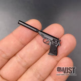 1/6 Scale Sodier Accessories Mini PPK Gun Model with Silencer for 12'' Figure Model