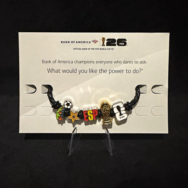 FIFA Fan Fest BoA Charm Bracelet SPAIN World Cup Champions Charms