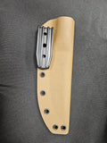 Kydex Custom DIY Sheath Kit ?C Tan ?C Rounded Tip ?C Fits 5?C6 Inch Knife Blades Model
