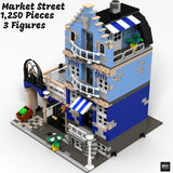 NEW Market Street 1,250 Pieces Fun Creative Cityscape Model Gift Model