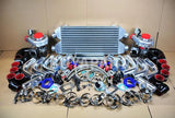 DIY TWIN TURBO KIT CHROME INTERCOOLER PIPE BR COUPLER for Mitsubishi 3000GT VR4 Model