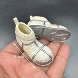 1/6 Scale Solider Big Head White Boots Hollow Model for 12