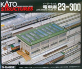 LONG ENGINE HOUSE w/SKYLIGHTS / GLASS WALLS w/OPENING DOORS KATO N Scale KIT NEW Model