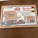 Life Like 7413 N Scale Dormer House Building Kit NEW SEALED Model