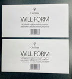 2 x Full Sets Of Collins Australian DIY Will Kit Form / Envelope / Instructions Model