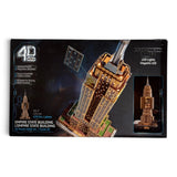 4D Build Empire State Building 3D Model Kit LED Lights 479 Pieces [DAMAGED BOX] Model