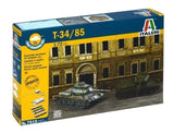 Italeri 7515 1/72 Military Model Kit WWII Russian Soviet Medium Tank T-34/85 Model