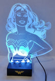 WONDER WOMAN 3D Hero Light Display Lamp DC Comics Model