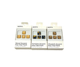Lot of 3 North Figural Key Cap Pack Cheetah, Tortoise & Wood Accent NEW Model