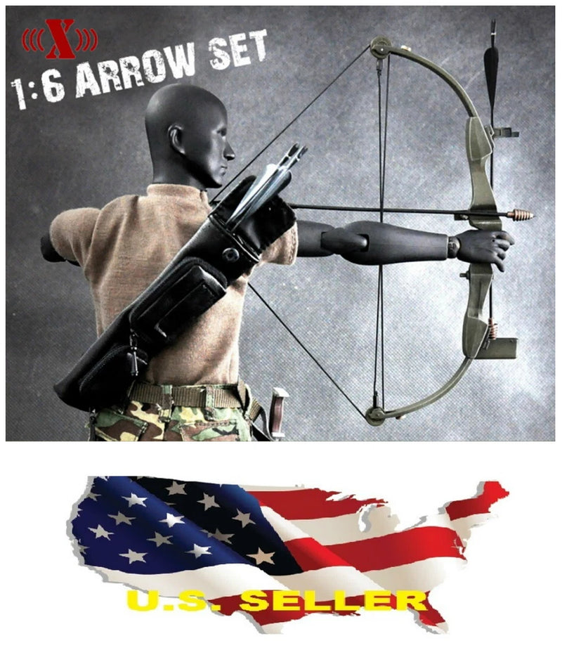 ??1/6 Arrow Set First Blood / Rambo Knife for 12" Figure hot toys narrow body?? Model