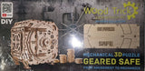Wood Trick Geared Safe Mechanical Wooden 3D Puzzle Model Assembly DIY Kit-SEALED Model