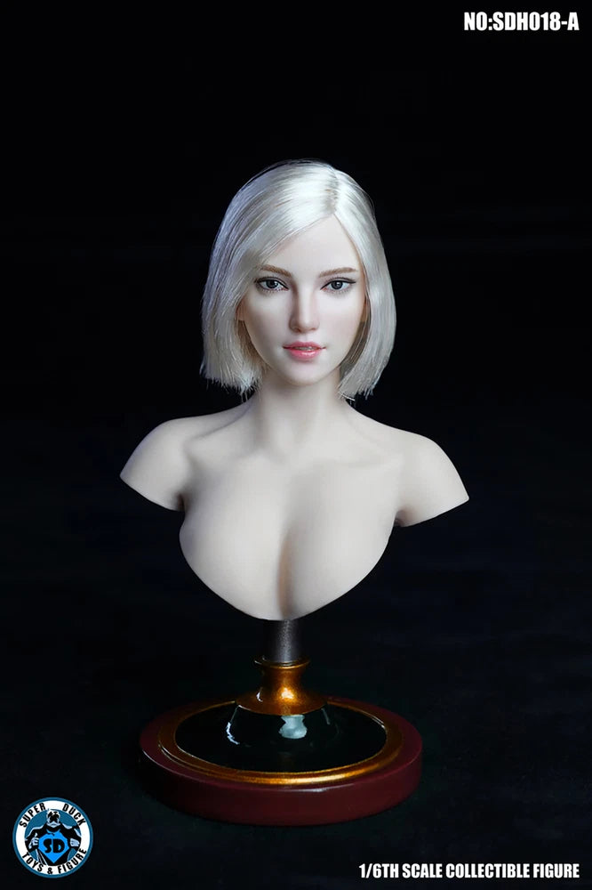 SDH018A 1/6 Female Girl Knight Head Carved Model Toys Model