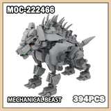 394PCS MOC-222466 Mech Monster Mechanical Beast Building Block Model Sci-fi Movi Model