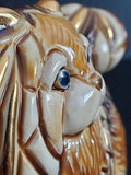 DeRosa Rinconada PERSIAN CAT Platinum Gold&Brown Toned Glazed  URUGUARY Model