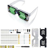 DIY Sound-Activated LED Light Up Glasses Kit Eyeglasses for Soldering Practice Model