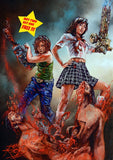 Machine Girl / Fine Art Print / Sleeved W Backing Board / Signed By Rick Melton Model