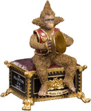 Phantom Of The Opera Monkey Cymbal Figurine Gold Music Box Masquerade Tune Model