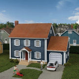 NEW Walthers 933-4153 Colonial House Kit HO Scale FREE US SHIP Model