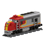 MOC-54251 Heavy Duty Passenger Locomotive with Rail Building Kit 570 Pieces Model